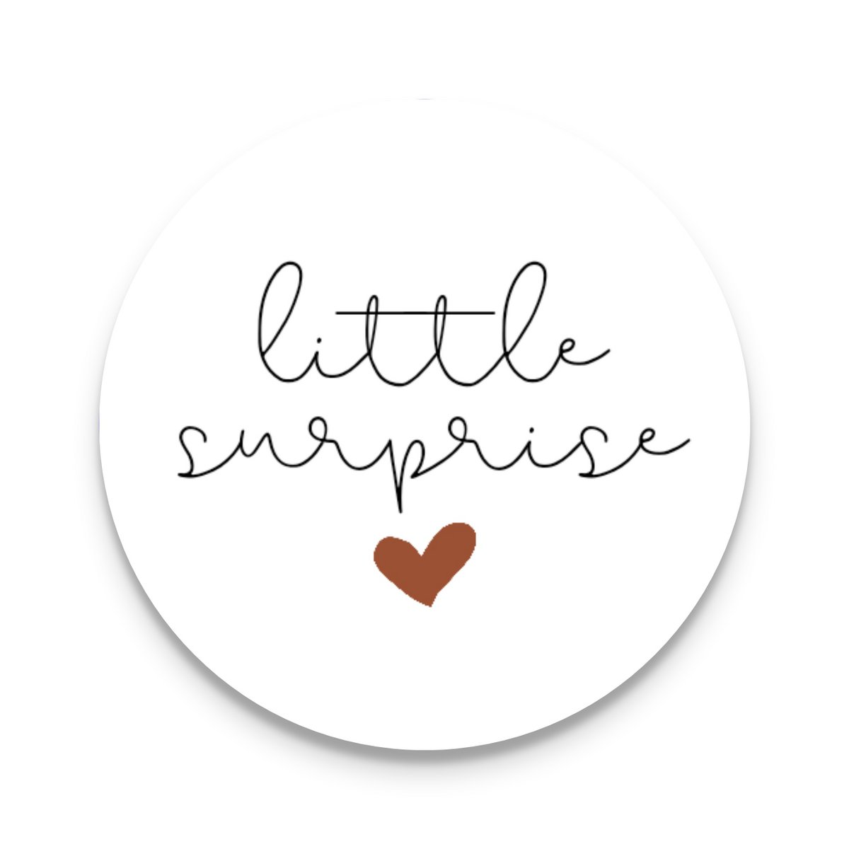 Autocollant de fermeture | Petite surprise