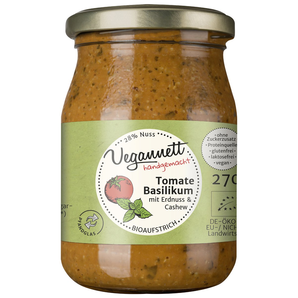Tomato basil organic spread