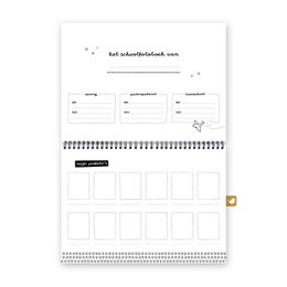 Min skole fotobog | lyserød | udfyld bog A4