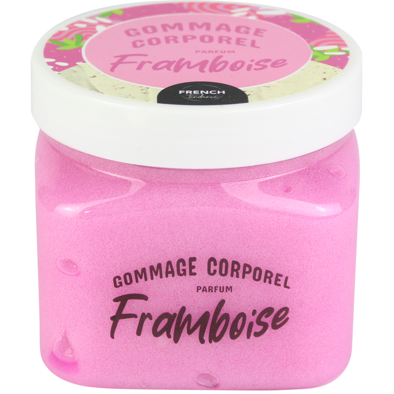 Body scrub 470 gr - Raspberry scent - FRENCH TENDANCE