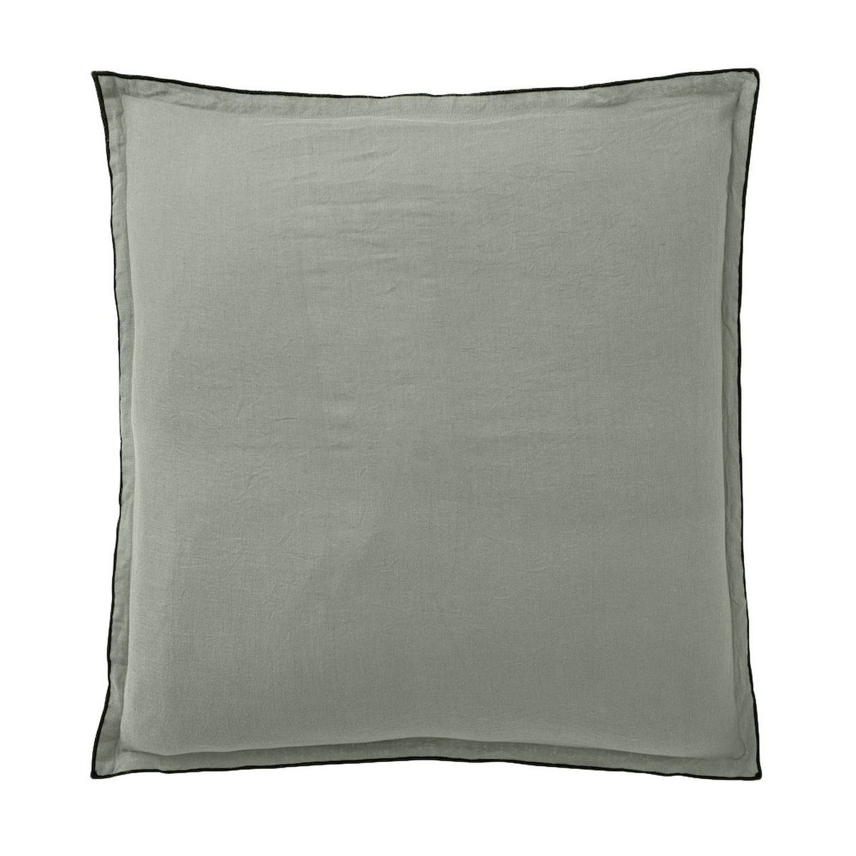 TAIE D'OREILLER 65X65CM 100% LIN LAVÉ CELADON