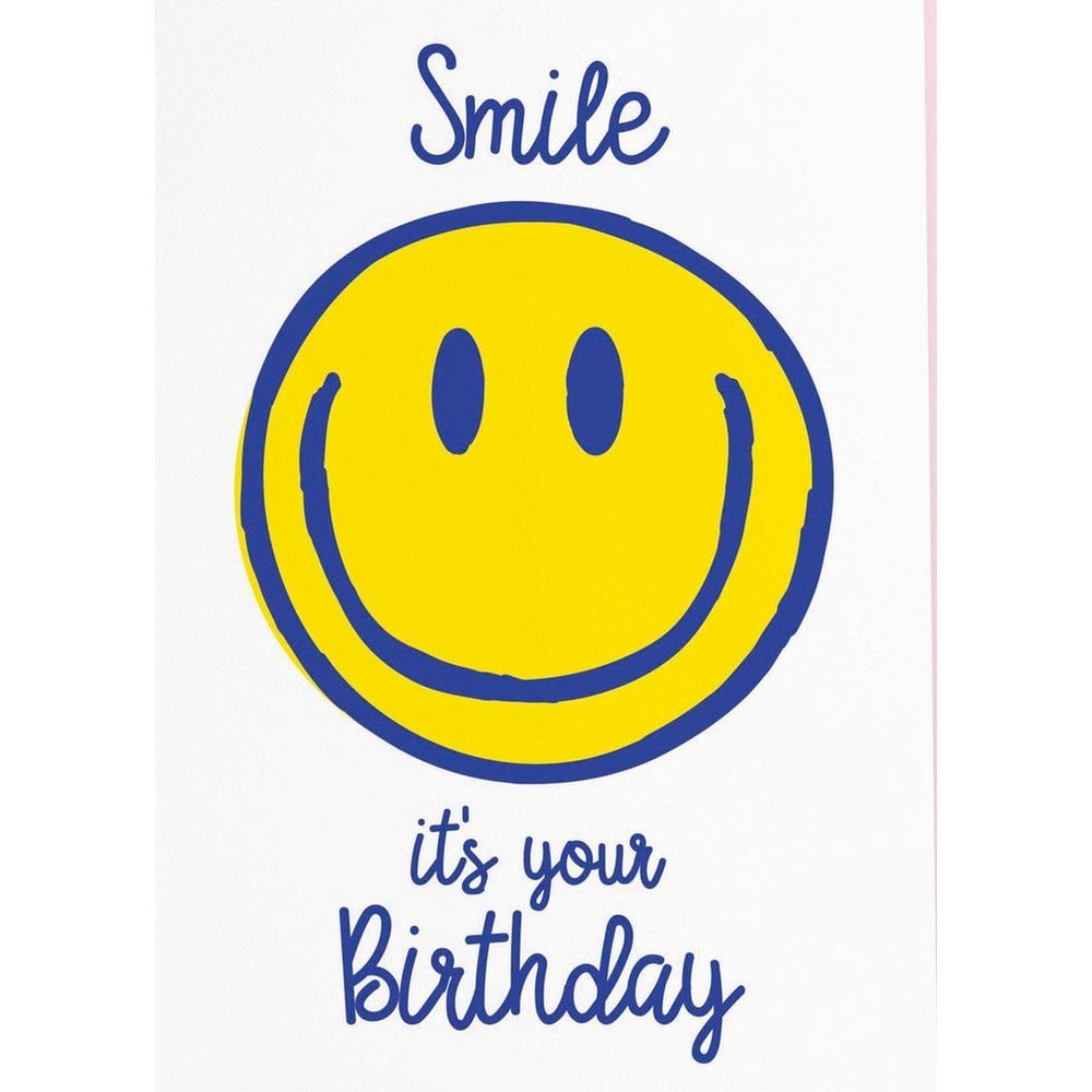 Riso print Sonríe es tu cumpleaños