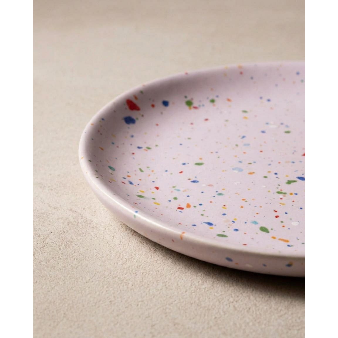 New Party Bread Plate 17cm - Mix 6 Pieces