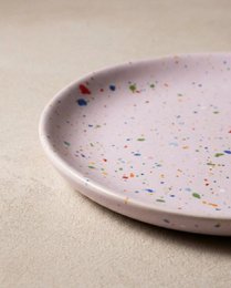 New Party Bread Plate 17cm - Mix 6 Pieces