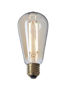 PÆRE LED 2W DROP DELUXE GYLDENT GLAS Ø64