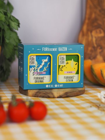 FURIFURI "KAIZEN" doos - Sesam- en zeewierkruiden - zoutalternatief 2X80g