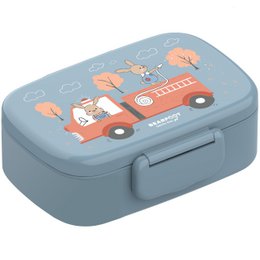 Boîte à lunch enfant à compartiments, légère et étanche - pompiers