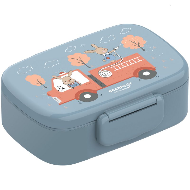Boîte à lunch enfant à compartiments, légère et étanche - pompiers