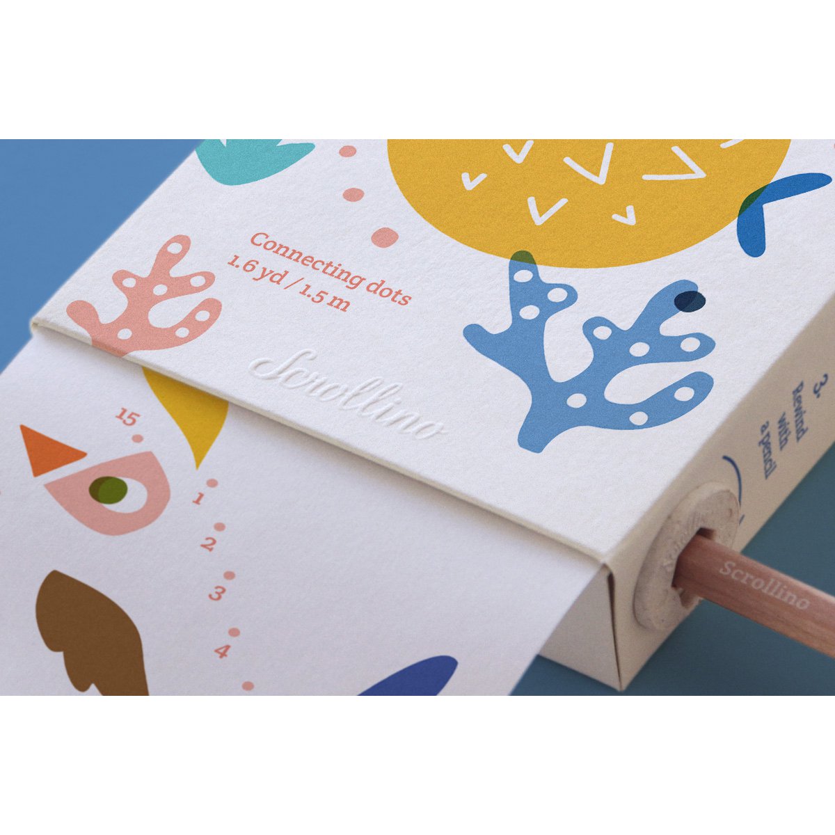 Malbuch & Dot to Dot Games - Scrollino Zoo von Dots