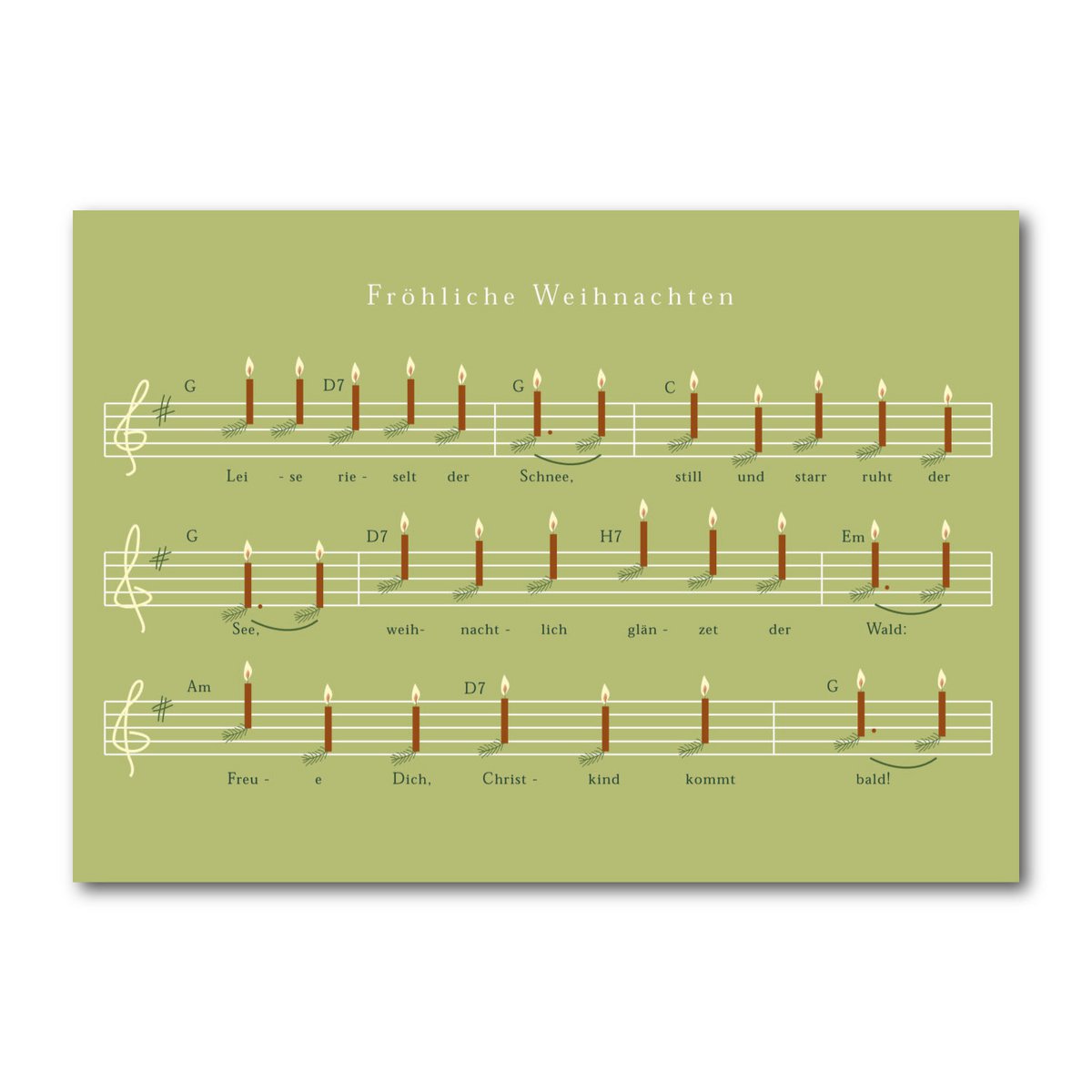 Postcard landscape format colored DIN A6 MG1334