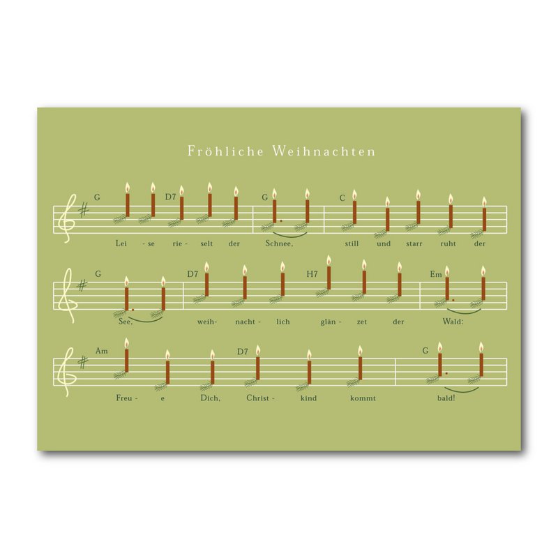 Postcard landscape format colored DIN A6 MG1334