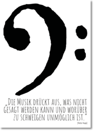 Postkort "Musik"