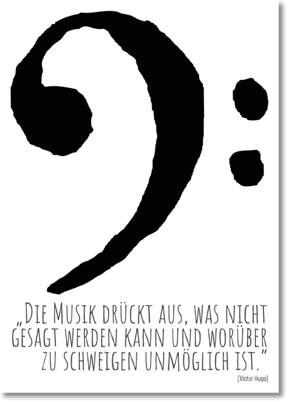 Postcard “Music”