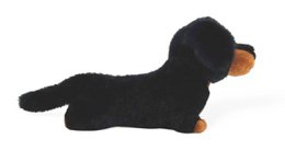 One Love Cuddly Toy - Dachshund Pumpkin Black and Brown