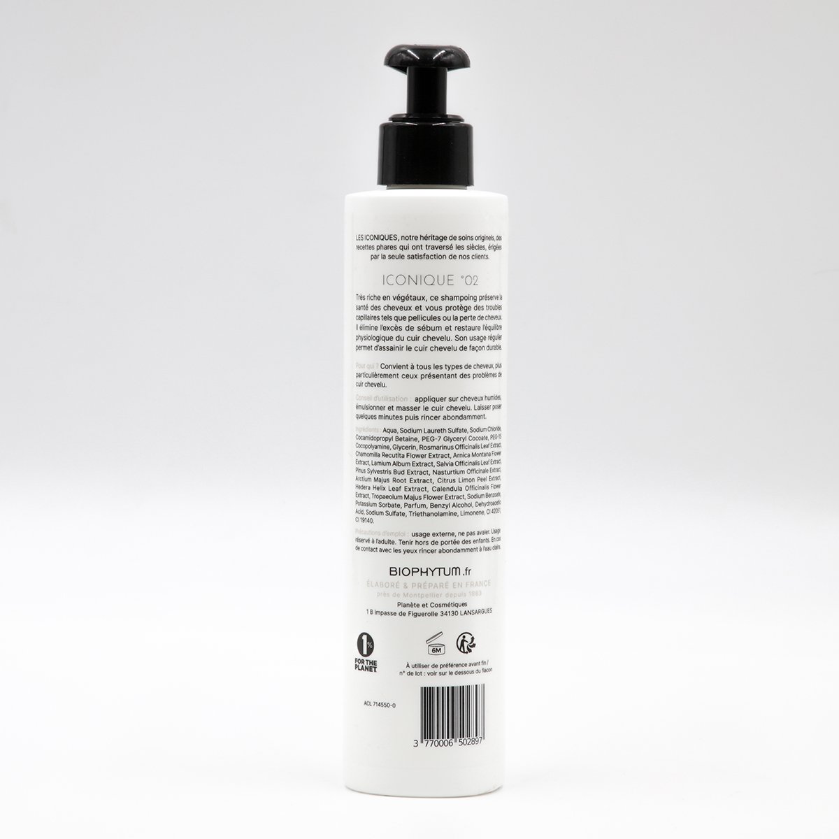 ICONIQUE 02 shampoo met 12 planten 250 ml