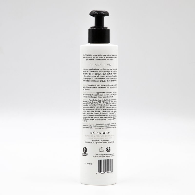 ICONIQUE 02 shampoo with 12 plants 250 ml