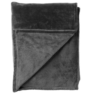 Dutch Decor BILLY - Plaid 150x200 cm - Charcoal Gray - anthracite