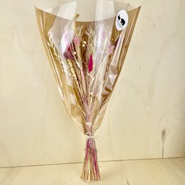 Bukiety BLOOMY Suszone kwiaty Beżowy