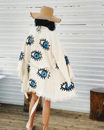 Økologisk bomuld Short Kaftan Matia