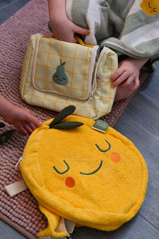 Terry Cotton Kids Backpack Lola Lemon