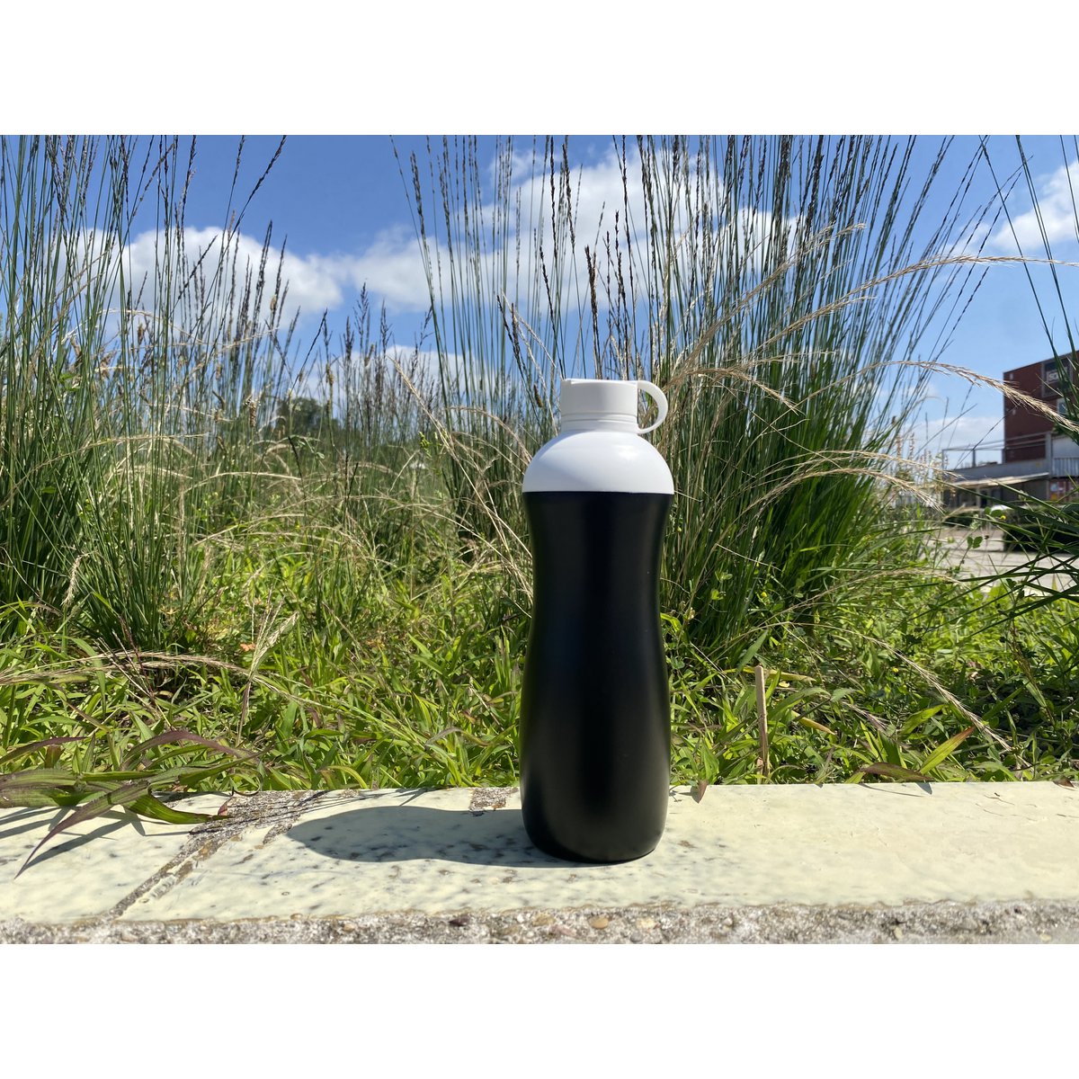 Biodrup biobasierte Trinkflasche 500 ml Schwarz