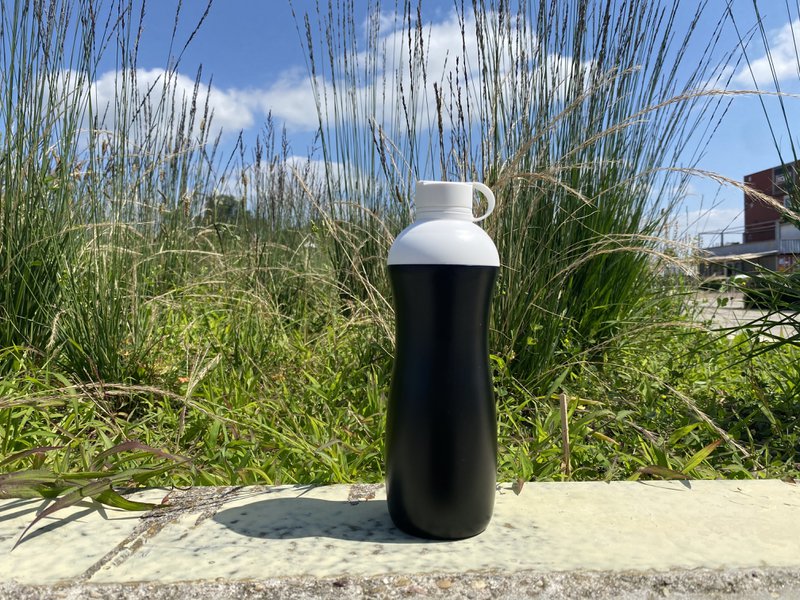 Biodrup biobased drinking bottle 500ml Black