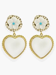 Romantica Earrings With Turquoise