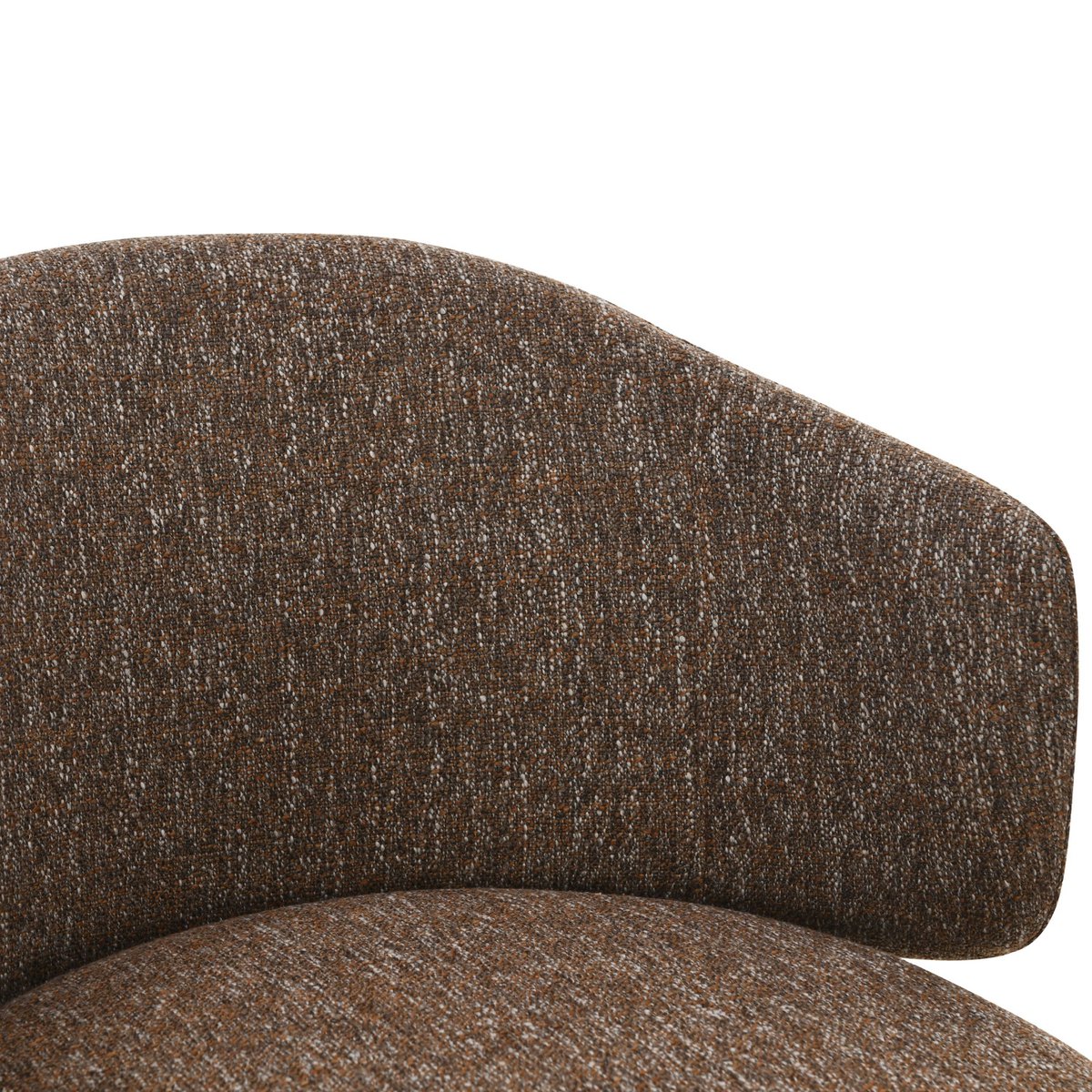 Jenna Dining Chair - Brown - Walnut Legs