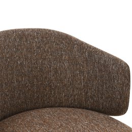 Jenna Dining Chair - Brown - Walnut Legs