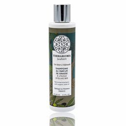 Olive-based shampoo with a gentle, nourishing formula for healthy hair. Contains natural ingredients like olive oil and olive leaf extract.