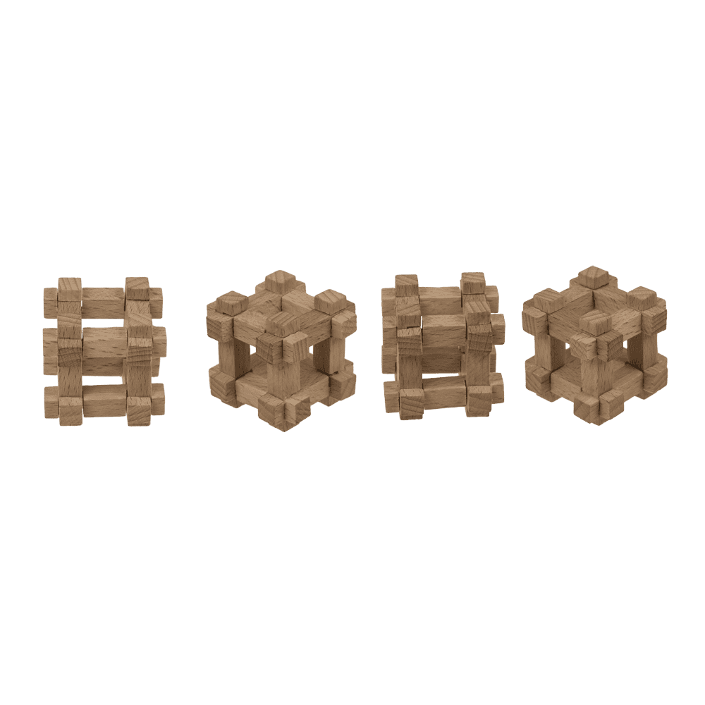 3D Wooden match box puzzle,