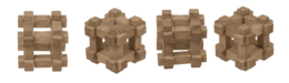 3D Wooden match box puzzle,