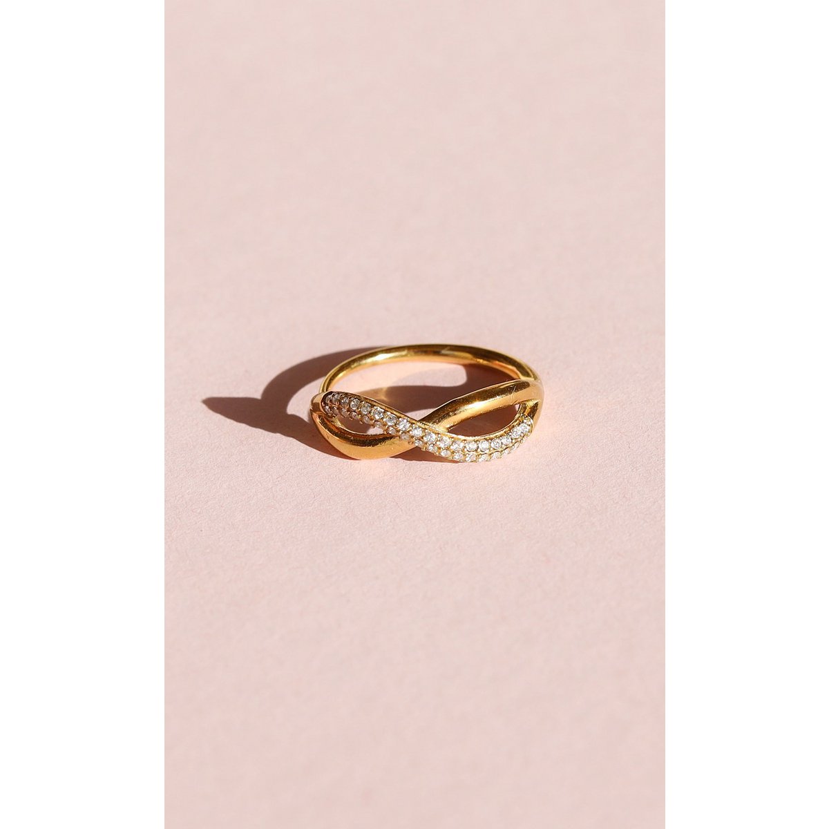 Michelli - Double Layer Cross Gold Ring