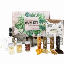 L&G® Spice Discovery Kit til hjemmelavet rom - Eksklusiv gør-det-selv-boks til mænd og kvinder | Unik gaveidé til jul, fødselsdag, valentinsdag | En uforglemmelig oplevelse derhjemme