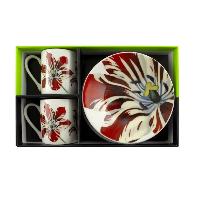 Espresso set, Tulip Marrel, Rijksmuseum