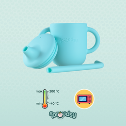 Taza de entrenamiento para bebé con pajita – Space