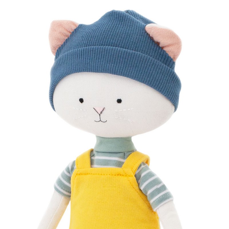 Katoen zacht speelgoed, Cotti Motti - Nicky the Cat (30 cm)