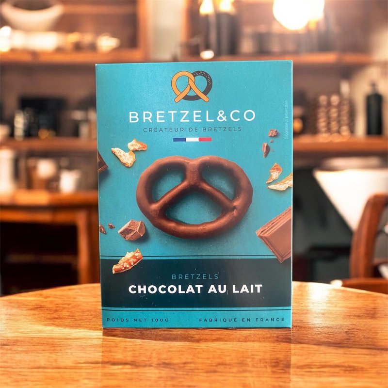 Milk chocolate pretzel