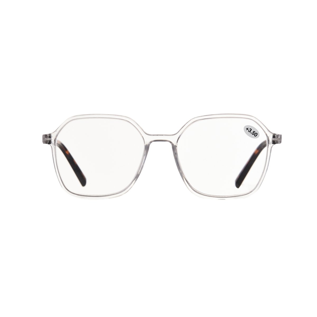 Reading glasses - Camille Transparent and tortoiseshell +3.5