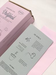 Cadeaubox wenskaarten met zaden 'Vrolijkheid'