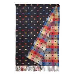 Wendeschal für Damen aus Wolle im Polka Dot-Design ITFUHZY-26-02