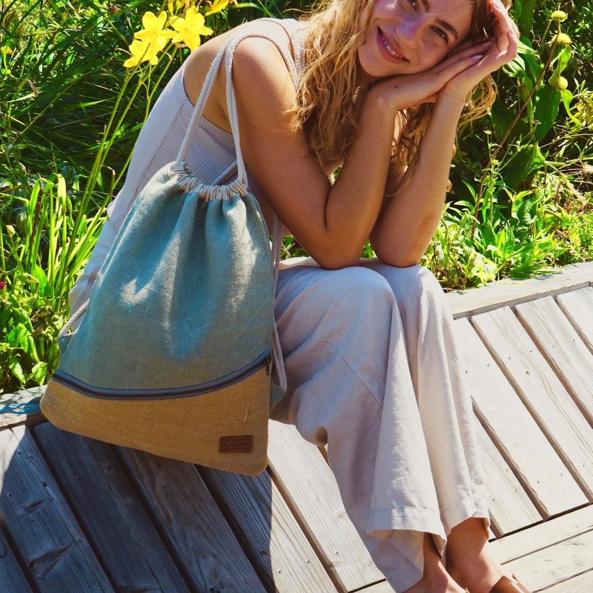 "The Mooch" Backpack - Sage Green