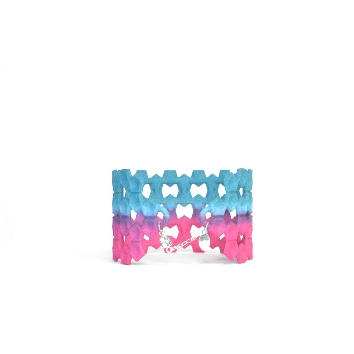 LACE Armreif Dark Teal / Fuchsia