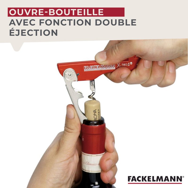 Corkscrew bottle opener 13 cm Fackelmann Bar Concept