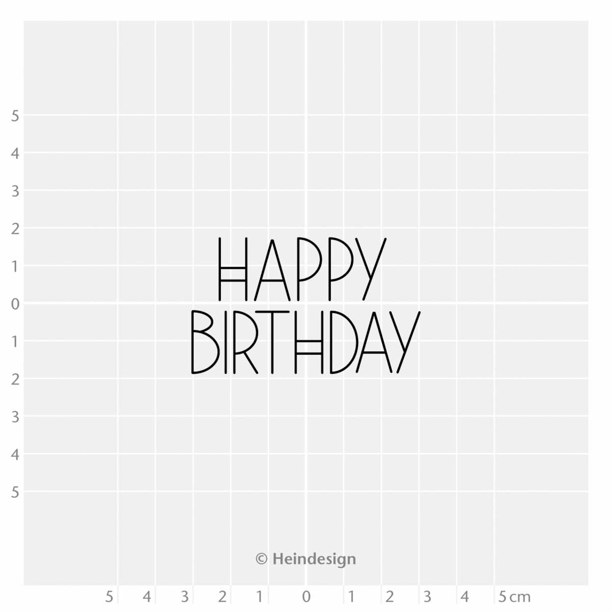 Timbro: buon compleanno