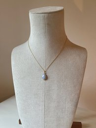 Gem Candy | Blauer Chalcedon Kette