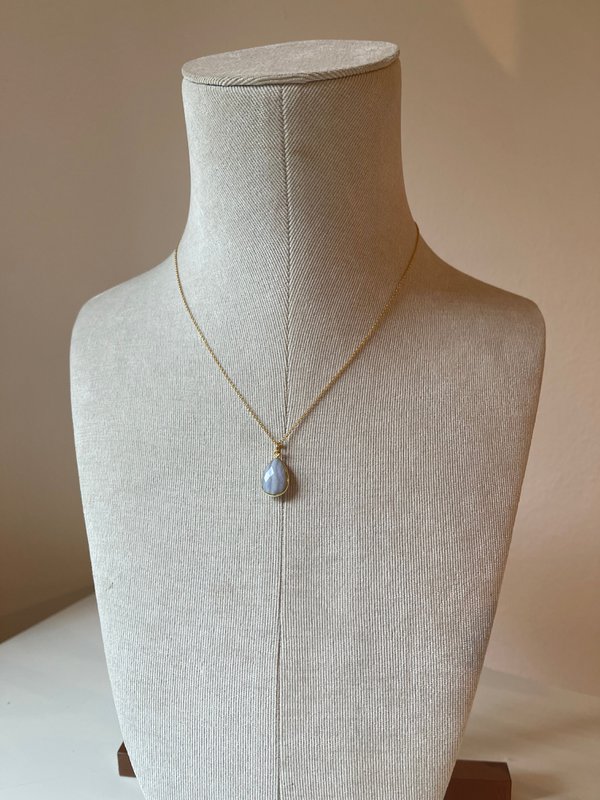 Gem Candy | Blue Chalcedony Necklace