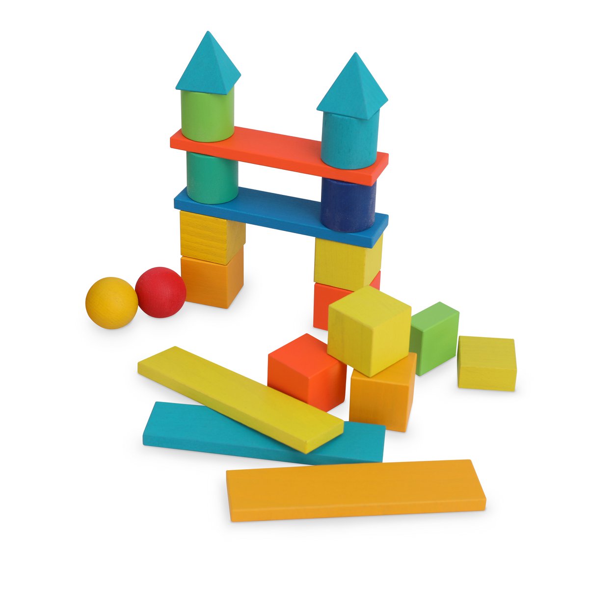 Children's Featy Mixed Blocks - Rainbow