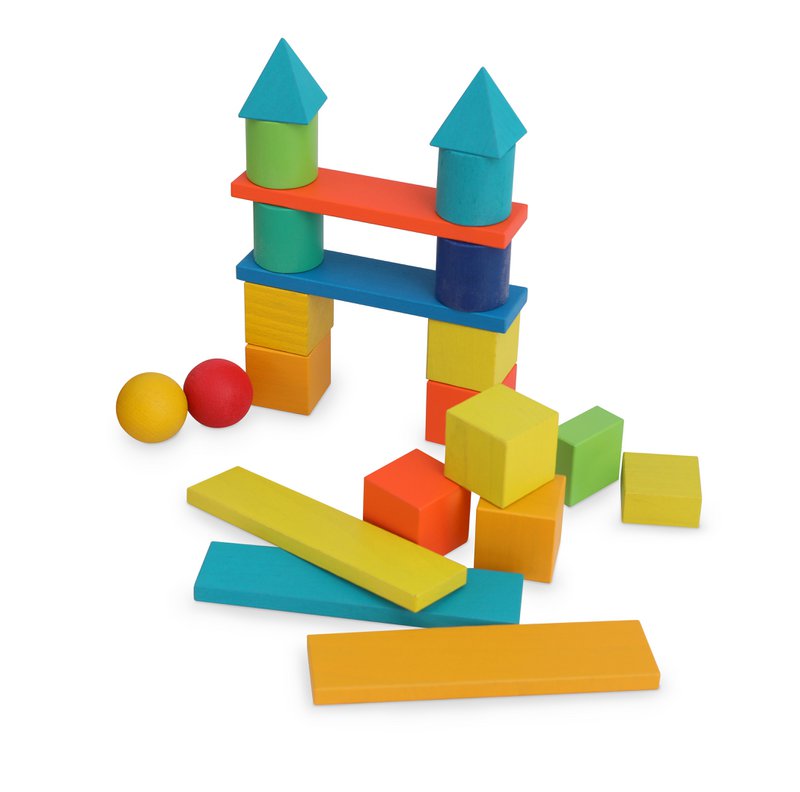 Blocs mixtes pour enfants - arc-en-ciel