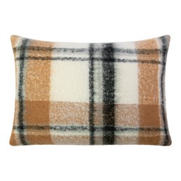 Kissen Rautenboucle Beige 40x60cm